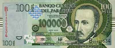 1 million Paraguayan guaranis to US dollars .